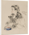 Portrait of Jevdokia Sergeyevna Morozova, 1918 by Sergei Arsenyevich Vinogradov