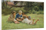 Children, 1890s by Sergei Arsenyevich Vinogradov
