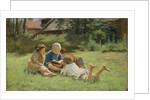 Children, 1890s by Sergei Arsenyevich Vinogradov