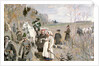 Hunting at the time of the tsar Peter The Great, 1907 by Sergei Arsenyevich Vinogradov