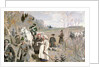 Hunting at the time of the tsar Peter The Great, 1907 by Sergei Arsenyevich Vinogradov