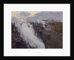 Kharkov Railway station, 1892 by Sergei Arsenyevich Vinogradov