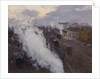 Kharkov Railway station, 1892 by Sergei Arsenyevich Vinogradov