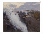 Kharkov Railway station, 1892 by Sergei Arsenyevich Vinogradov
