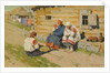 Waiting In the Sun, 1894 by Sergei Arsenyevich Vinogradov
