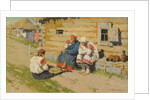 Waiting In the Sun, 1894 by Sergei Arsenyevich Vinogradov