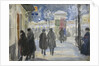 Moscow Street, 1922 by Sergei Arsenyevich Vinogradov
