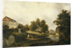 View in the Modest Rezvois country estate Marienhof near Petersburg, 1846 by Alexei Yakovlevich Voloskov