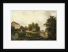 View in the Modest Rezvois country estate Marienhof near Petersburg, 1846 by Alexei Yakovlevich Voloskov