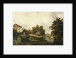 View in the Modest Rezvois country estate Marienhof near Petersburg, 1846 by Alexei Yakovlevich Voloskov