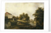 View in the Modest Rezvois country estate Marienhof near Petersburg, 1846 by Alexei Yakovlevich Voloskov
