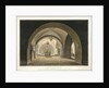 Interior of the Church of the Holy Sepulchre at the site of Golgotha, 1821 by Maxim Nikiphorovich Vorobyev