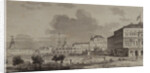 Moscow Kremlin before the construction of the Grand Kremlin Palace, 1817 by Maxim Nikiphorovich Vorobyev