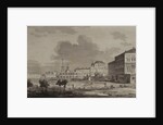 Moscow Kremlin before the construction of the Grand Kremlin Palace, 1817 by Maxim Nikiphorovich Vorobyev