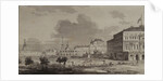 Moscow Kremlin before the construction of the Grand Kremlin Palace, 1817 by Maxim Nikiphorovich Vorobyev