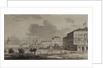 Moscow Kremlin before the construction of the Grand Kremlin Palace, 1817 by Maxim Nikiphorovich Vorobyev
