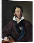 Portrait of the author Alexander S. Pushkin (1799-1837) by Avdotya Petrovna Yelagina