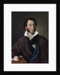 Portrait of the author Alexander S. Pushkin (1799-1837) by Avdotya Petrovna Yelagina