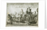 The naval Battle of Gangut on July 27, 1714, 1715 by Alexei Fyodorovich Zubov