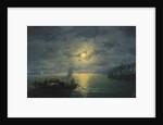 Crossing the Dnepr River at Moonlit Night, 1897 by Ivan Konstantinovich Aivazovsky