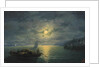 Crossing the Dnepr River at Moonlit Night, 1897 by Ivan Konstantinovich Aivazovsky