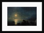 Ancient Greek poets by the waters edge in the Moonlight, 1886 by Ivan Konstantinovich Aivazovsky