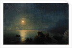 Ancient Greek poets by the waters edge in the Moonlight, 1886 by Ivan Konstantinovich Aivazovsky