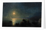 Ancient Greek poets by the waters edge in the Moonlight, 1886 by Ivan Konstantinovich Aivazovsky