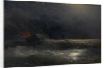 Burning ship (An episode of the Russian-Turkish War), 1896 by Ivan Konstantinovich Aivazovsky