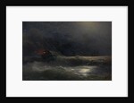 Burning ship (An episode of the Russian-Turkish War), 1896 by Ivan Konstantinovich Aivazovsky