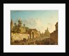 View from the Lubyanka Square to the Vladimir Gate in Moscow, 1800s by Fyodor Yakovlevich Alexeyev