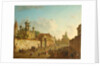 View from the Lubyanka Square to the Vladimir Gate in Moscow, 1800s by Fyodor Yakovlevich Alexeyev
