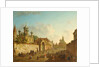 View from the Lubyanka Square to the Vladimir Gate in Moscow, 1800s by Fyodor Yakovlevich Alexeyev