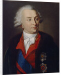 Portrait of the Count Ivan Ivanovich Shuvalov, 1810 by P.A. Alkin