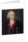 Portrait of the Count Ivan Ivanovich Shuvalov, 1810 by P.A. Alkin