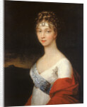Portrait of Empress Elizabeth Alexeievna, Princess Louise of Baden, after 1806 by Anonymous