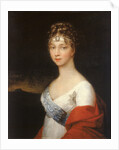 Portrait of Empress Elizabeth Alexeievna, Princess Louise of Baden, after 1806 by Anonymous