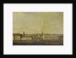 View of the Nevsky Prospekt from the Police Bridge with the Stroganov Palace, Second Half of the 18th cen by Anonymous