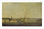 View of the Nevsky Prospekt from the Police Bridge with the Stroganov Palace, Second Half of the 18th cen by Anonymous