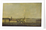 View of the Nevsky Prospekt from the Police Bridge with the Stroganov Palace, Second Half of the 18th cen by Anonymous