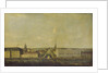 View of the Nevsky Prospekt from the Police Bridge with the Stroganov Palace, Second Half of the 18th cen by Anonymous