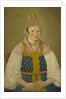 Portrait of a Merchant Woman in Kokoshnik Kabluchok by Anonymous