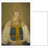 Portrait of a Merchant Woman in Kokoshnik Kabluchok by Anonymous