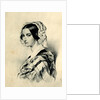 Portrait of Alexandra Smirnova-Rosset. After a drawing by P. Sokolov by Anonymous
