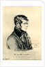 Portrait of the Poet Prince Pyotr A. Vyazemsky After a drawing by O. Kiprensky by Anonymous