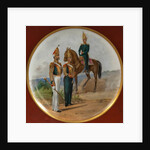 Russian Grenadiers (Plate), 1850s by Anonymous