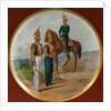 Russian Grenadiers (Plate), 1850s by Anonymous