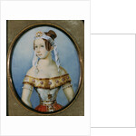Portrait of the ballerina Varvara Volkova, 1836 by Anonymous
