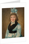 Portrait Of a Woman In a Blue Dress, 1799 by Anonymous