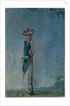 Grenadier of the Preobrazhensky Regiment, End of 1770s by Anonymous